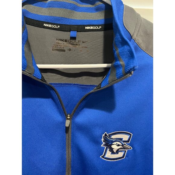 Nike Creighton Bluejays 1/4 Zip Pullover  -‎ Size XL - Picture 2 of 3